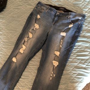 Torrid Ripped Skinny Jeans